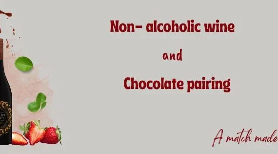 Non-alcoholic wine and chocolate pairing