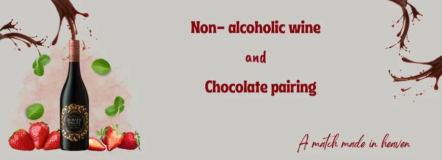 Non-alcoholic wine and chocolate pairing